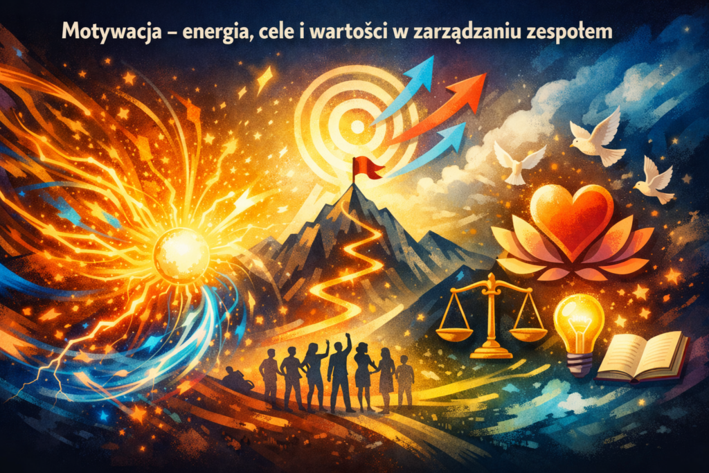 Motywacja – energia, cele i wartości w zarządzaniu zespołem